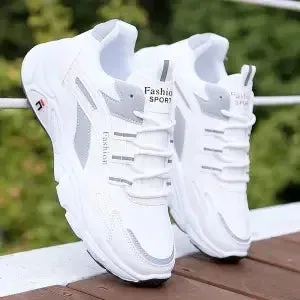 2023 Autumn New Men's Leather Sneakers Fashionable and Comfortable Casual Men's Shoes Outdoor Non-slip Running Shoes