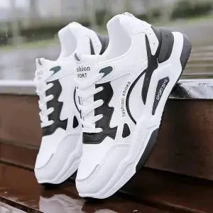 2023 Autumn New Men's Leather Sneakers Fashionable and Comfortable Casual Men's Shoes Outdoor Non-slip Running Shoes