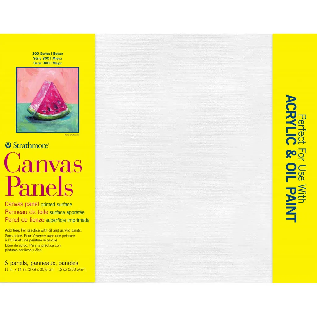 300 Series Canvas Panels 11in x 14in 6/Pkg