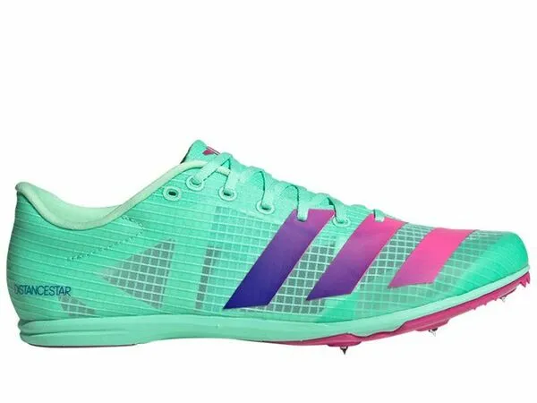 Adidas Distancestar Running Spikes (Green/Pink)