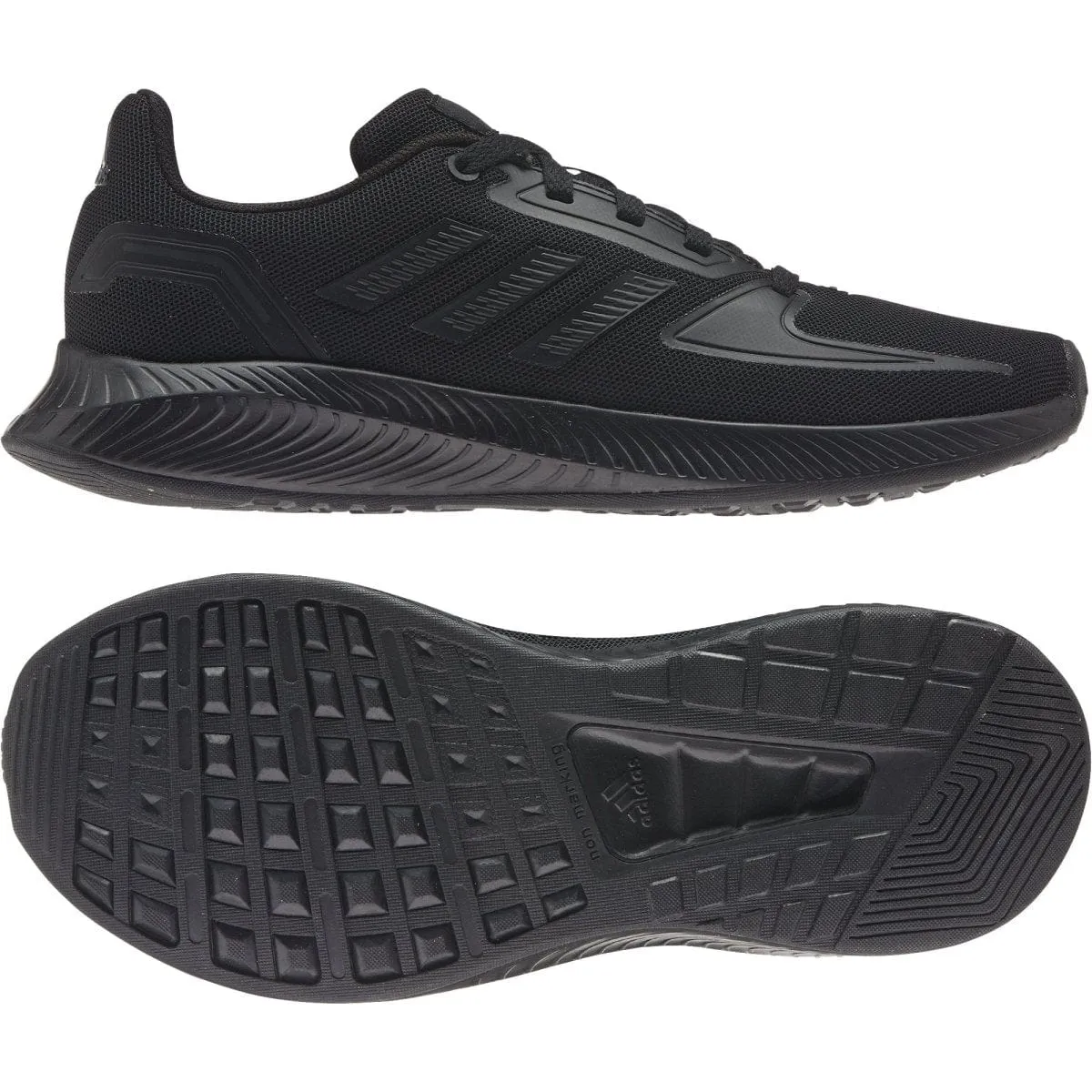 ADIDAS KIDS RUNFALCON 2.0 TRIPLE BLACK SHOE