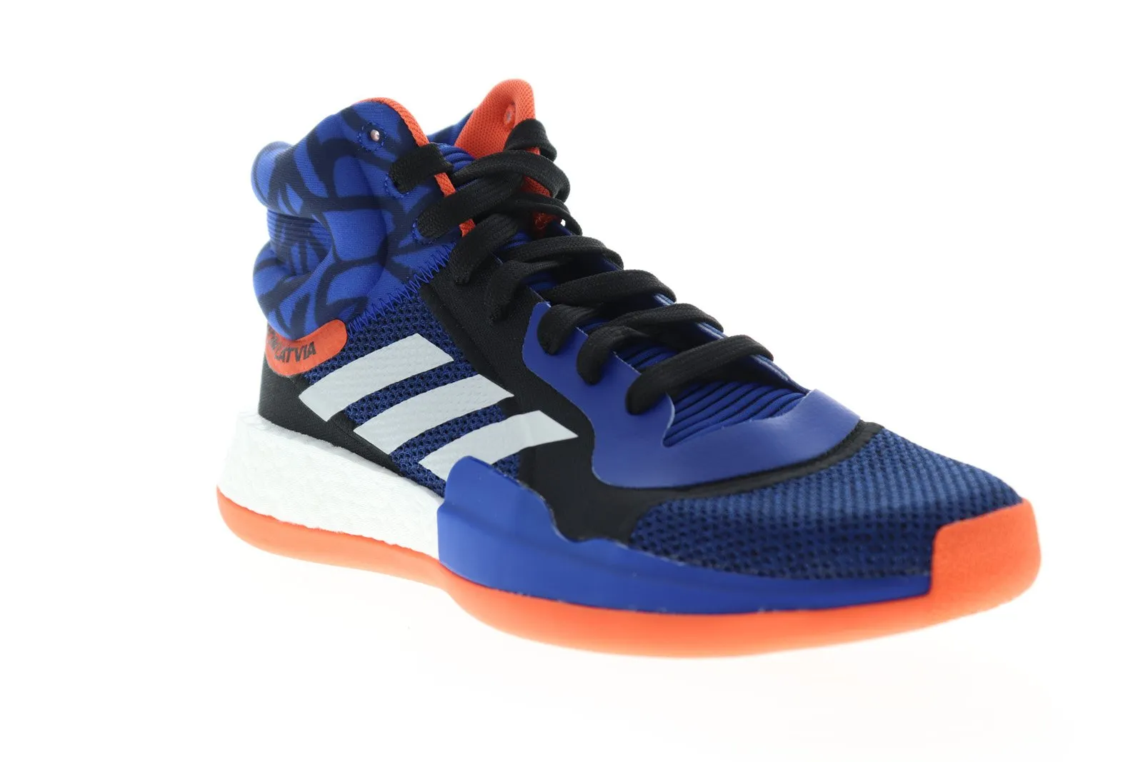 Adidas Marquee Boost G27738 Mens Blue High Top Athletic Gym Basketball Shoes