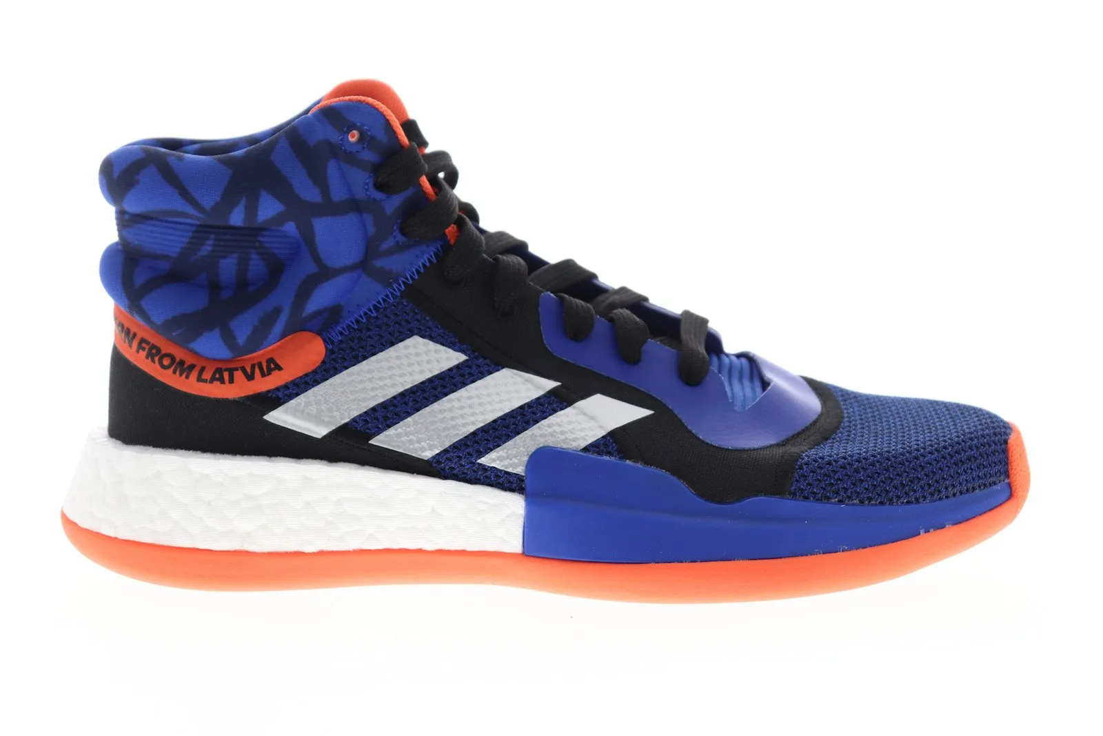 Adidas Marquee Boost G27738 Mens Blue High Top Athletic Gym Basketball Shoes