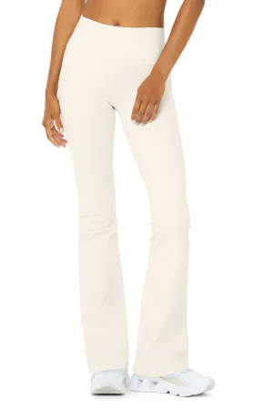 Airbrush High-Waist Bootcut Legging - Ivory