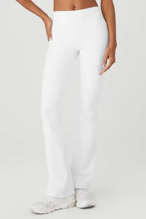 Airbrush High-Waist Bootcut Legging - White