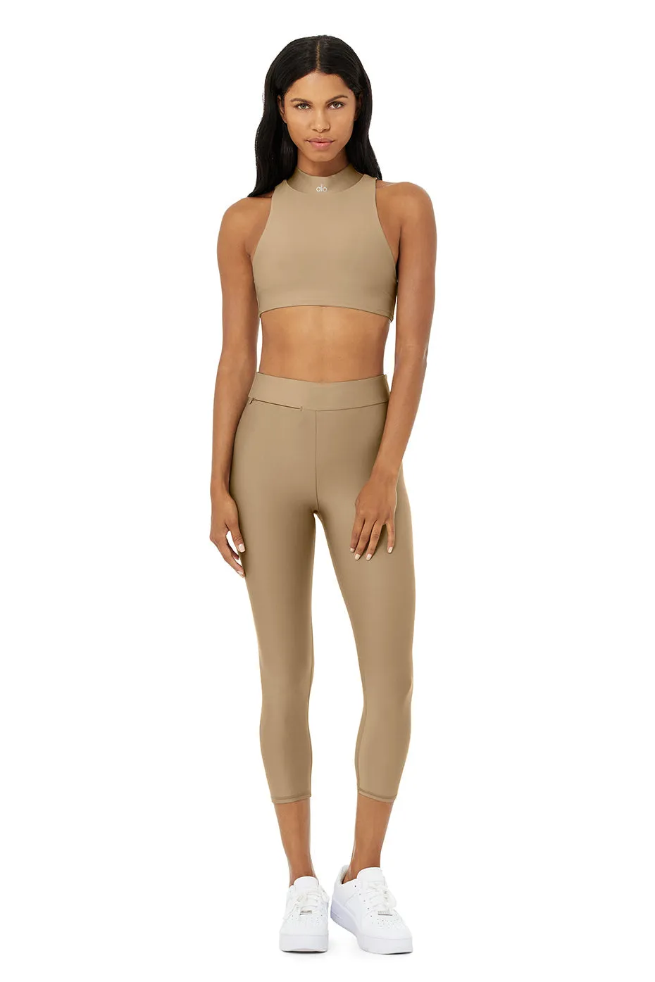 Airlift Fuse Bra Tank & Airlift High-Waist Conceal-Zip Capri Set