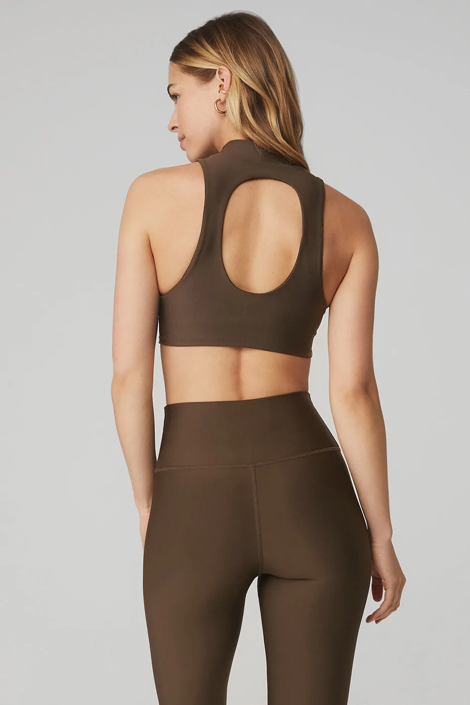 Airlift Fuse Bra Tank - Espresso