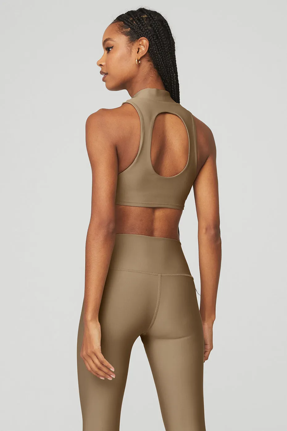 Airlift Fuse Bra Tank - Gravelstone