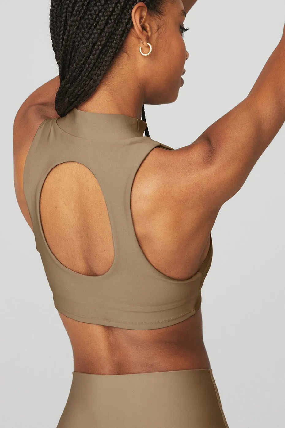 Airlift Fuse Bra Tank - Gravelstone