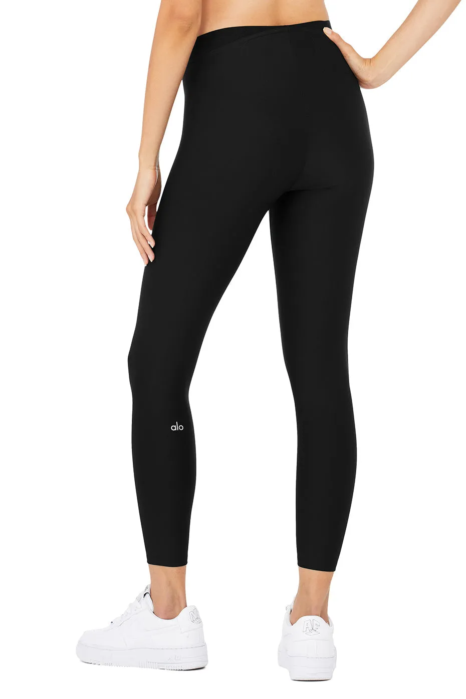 Airlift High-Waist 7/8 Corset Legging - Black