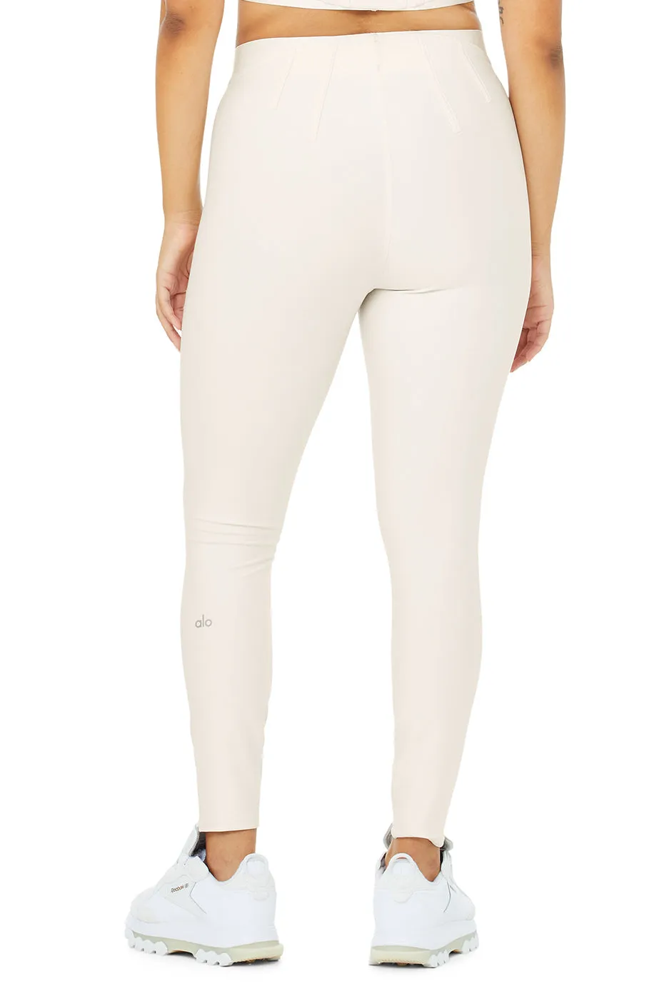 Airlift High-Waist 7/8 Corset Legging - Ivory