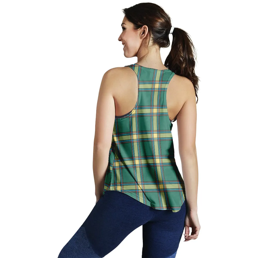 Alberta Province Canada Tartan Women Racerback Tanks