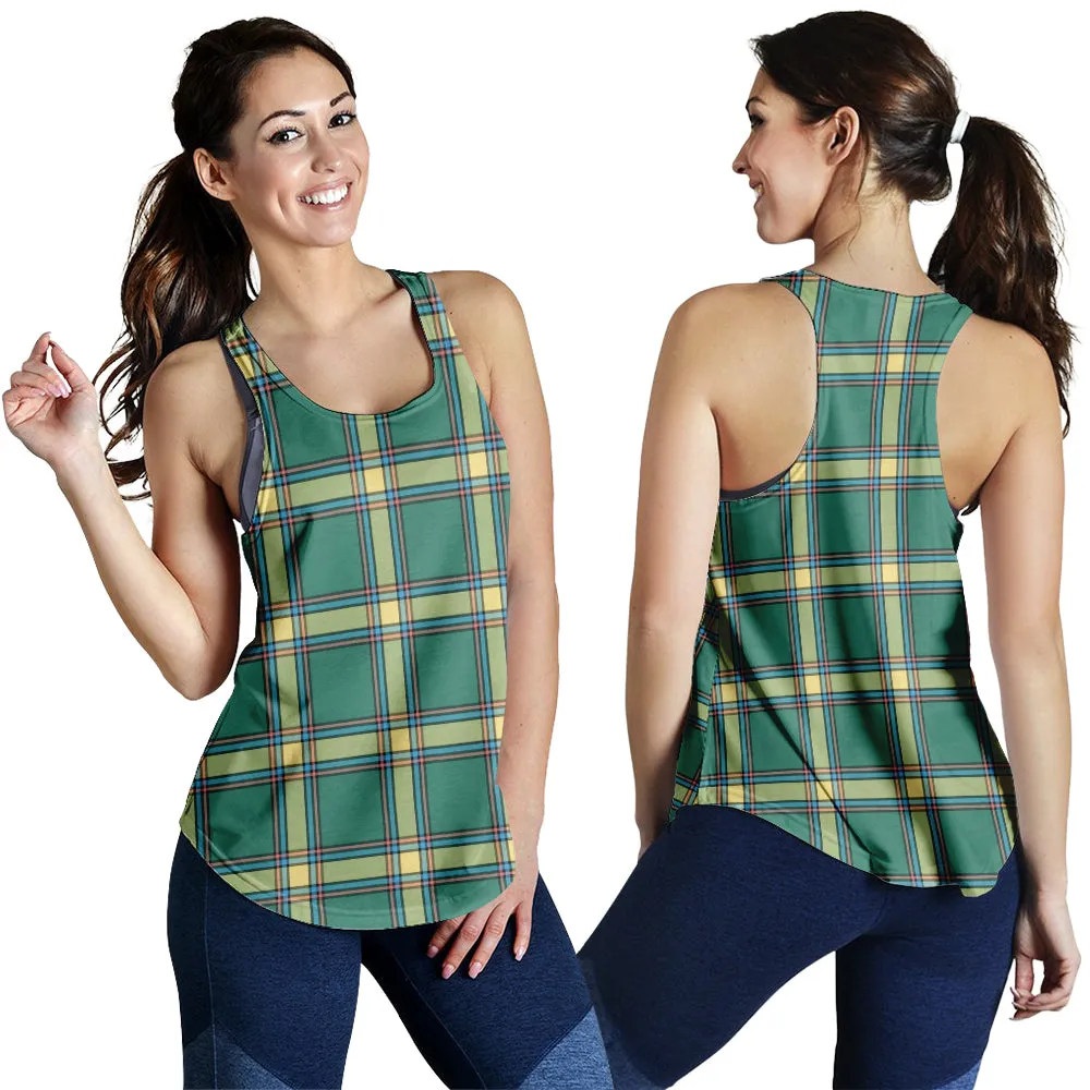 Alberta Province Canada Tartan Women Racerback Tanks