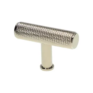 Alexander & Wilks Crispin Knurled T Bar Cupboard Knob