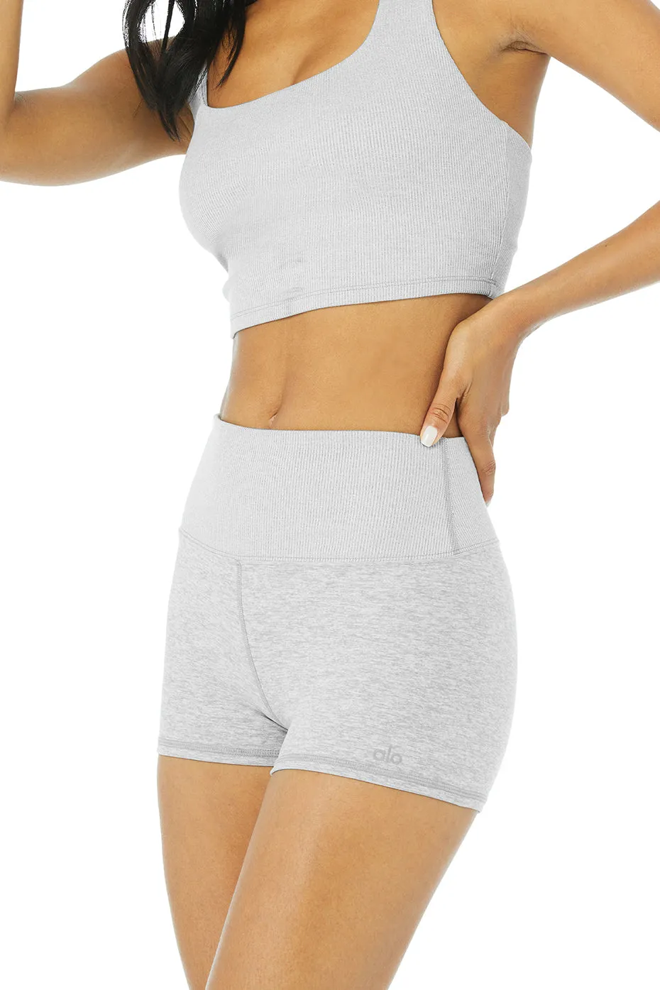 Alosoft Aura Short - Athletic Heather Grey