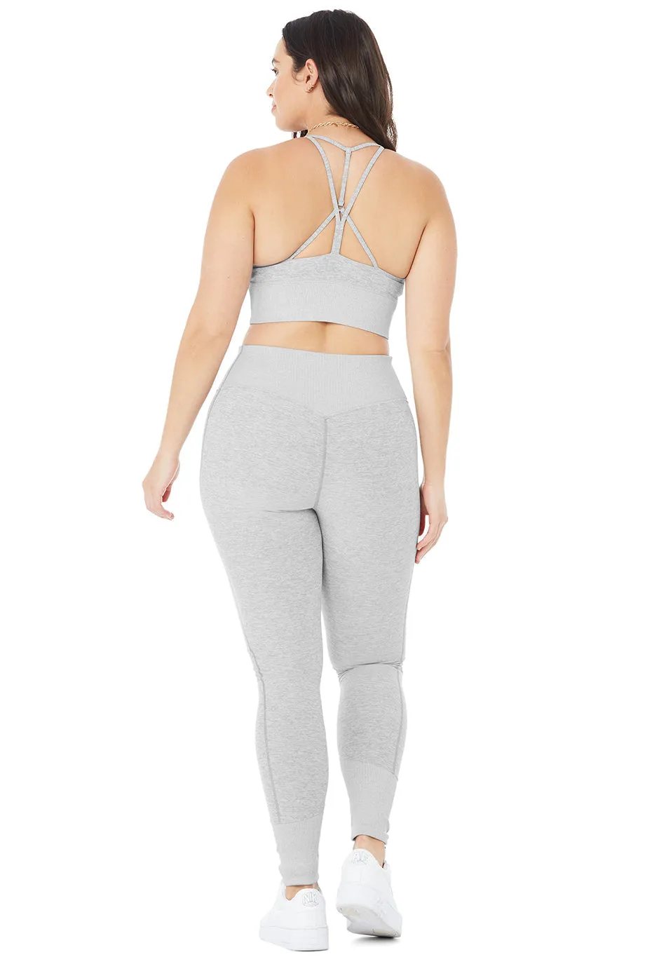 Alosoft Lavish Bra & High-Waist Alosoft Lounge Legging Set