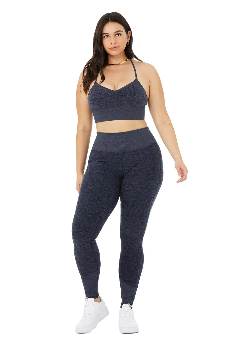 Alosoft Lavish Bra & High-Waist Alosoft Lounge Legging Set