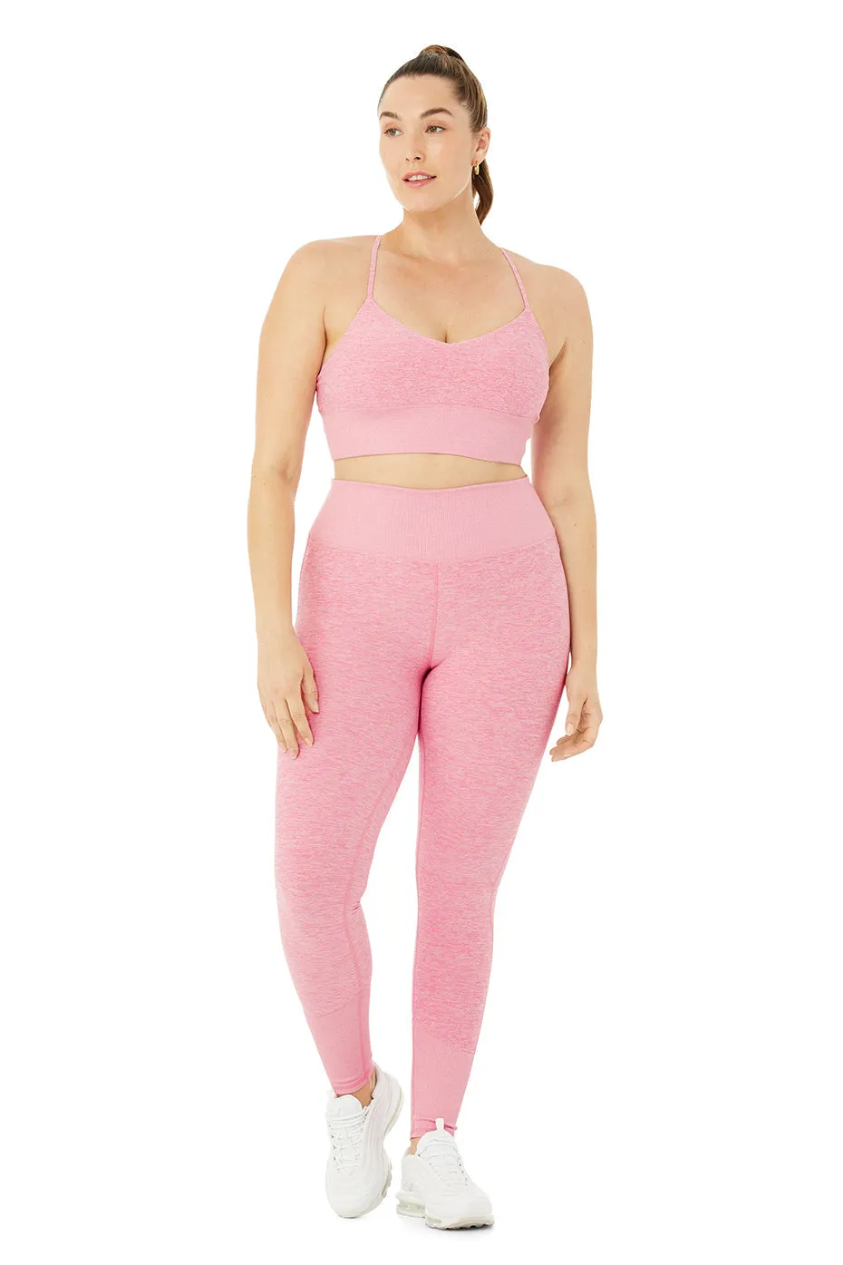 Alosoft Lavish Bra & High-Waist Alosoft Lounge Legging Set