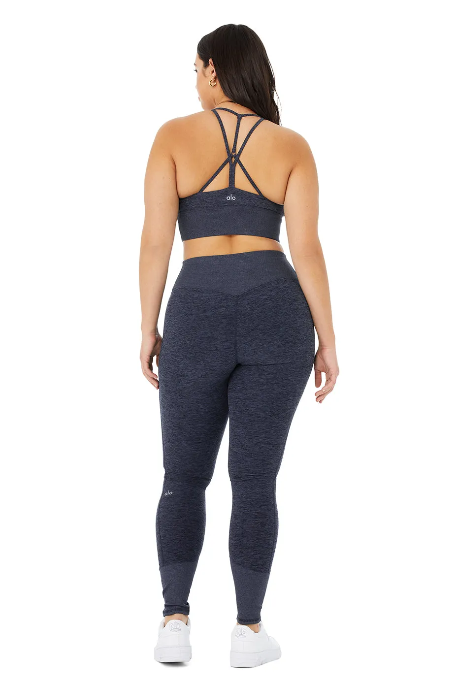 Alosoft Lavish Bra & High-Waist Alosoft Lounge Legging Set