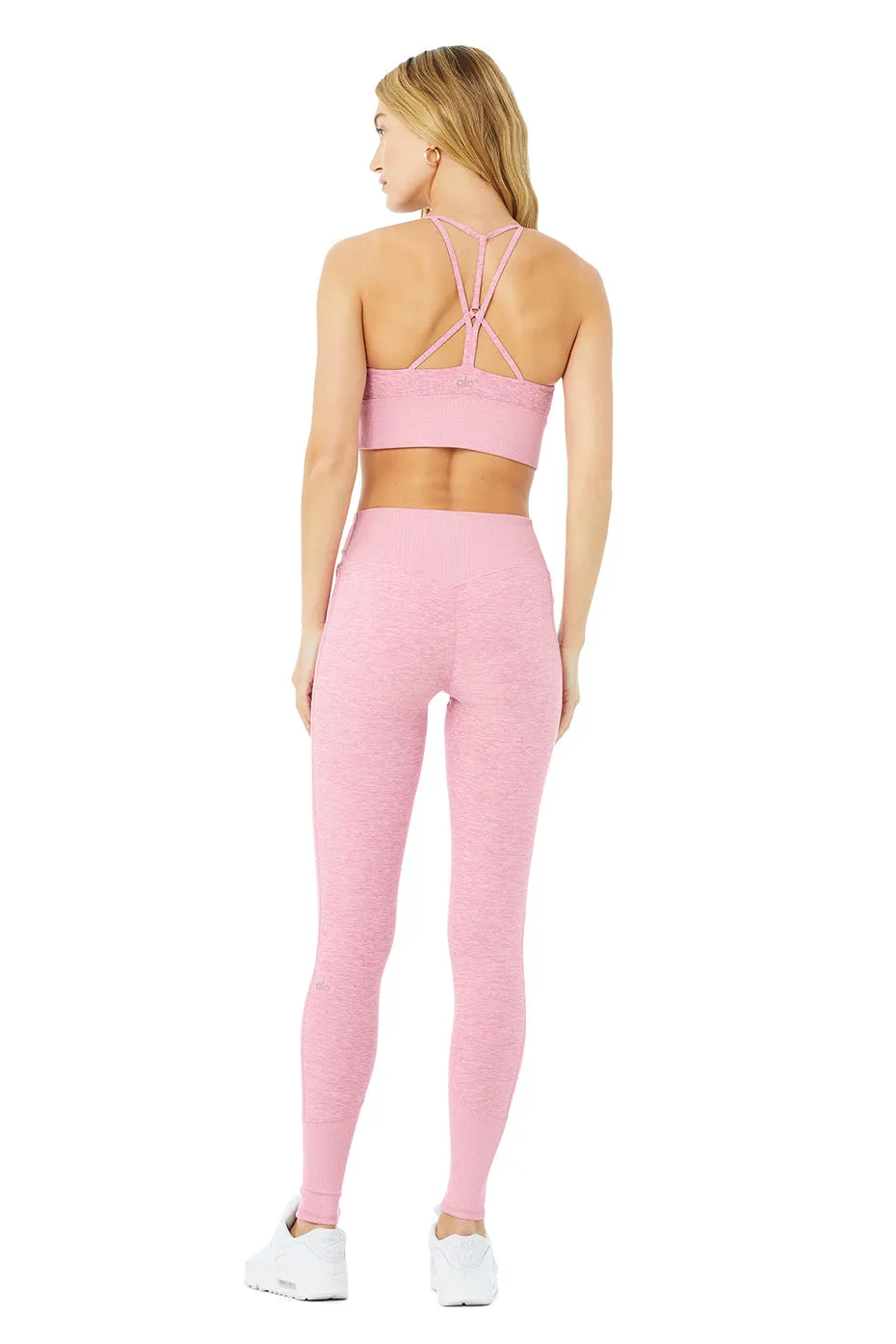 Alosoft Lavish Bra & High-Waist Alosoft Lounge Legging Set