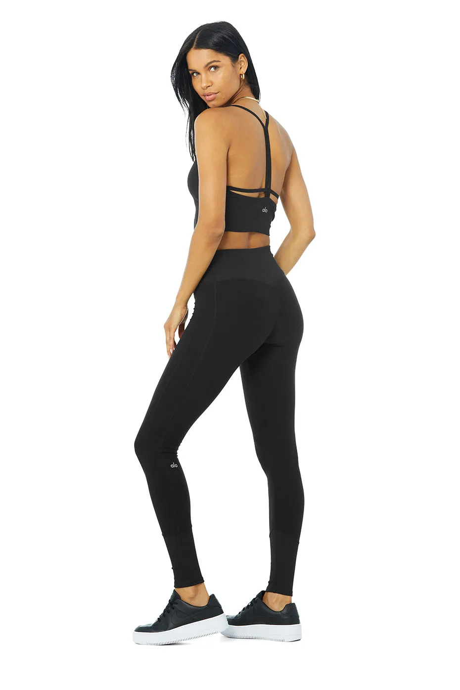 Alosoft Ribbed Crop Calm Tank & High-Waist Alosoft Lounge Legging Set