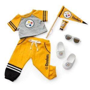 American Girl® x NFL Pittsburgh Steelers Fan Outfit & Accessories for 18-inch Dolls