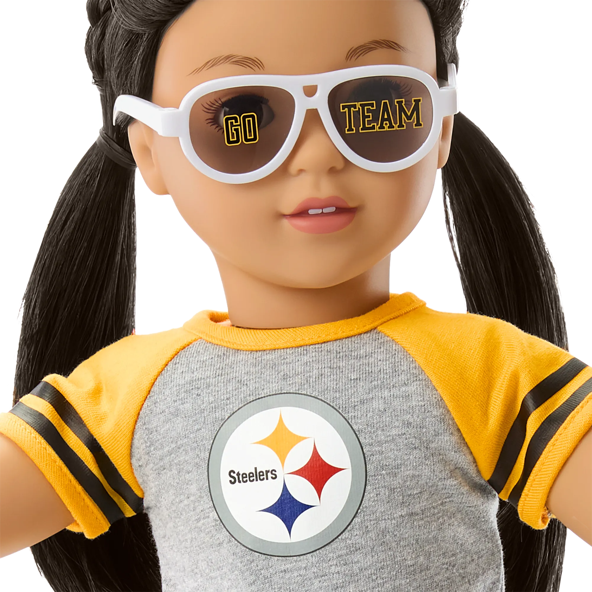 American Girl® x NFL Pittsburgh Steelers Fan Outfit & Accessories for 18-inch Dolls