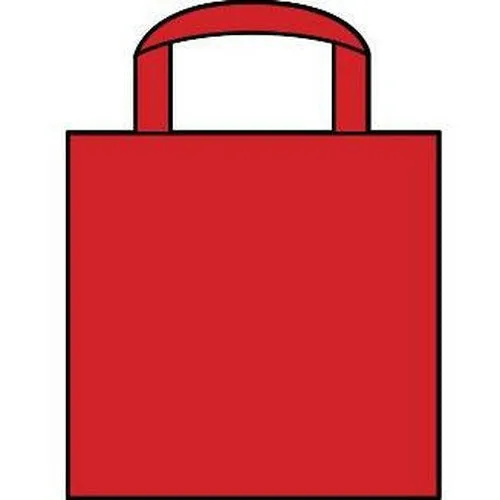 Ameritote Retail Bags 12 x 10 x 4 - (Recycled Red) - HD