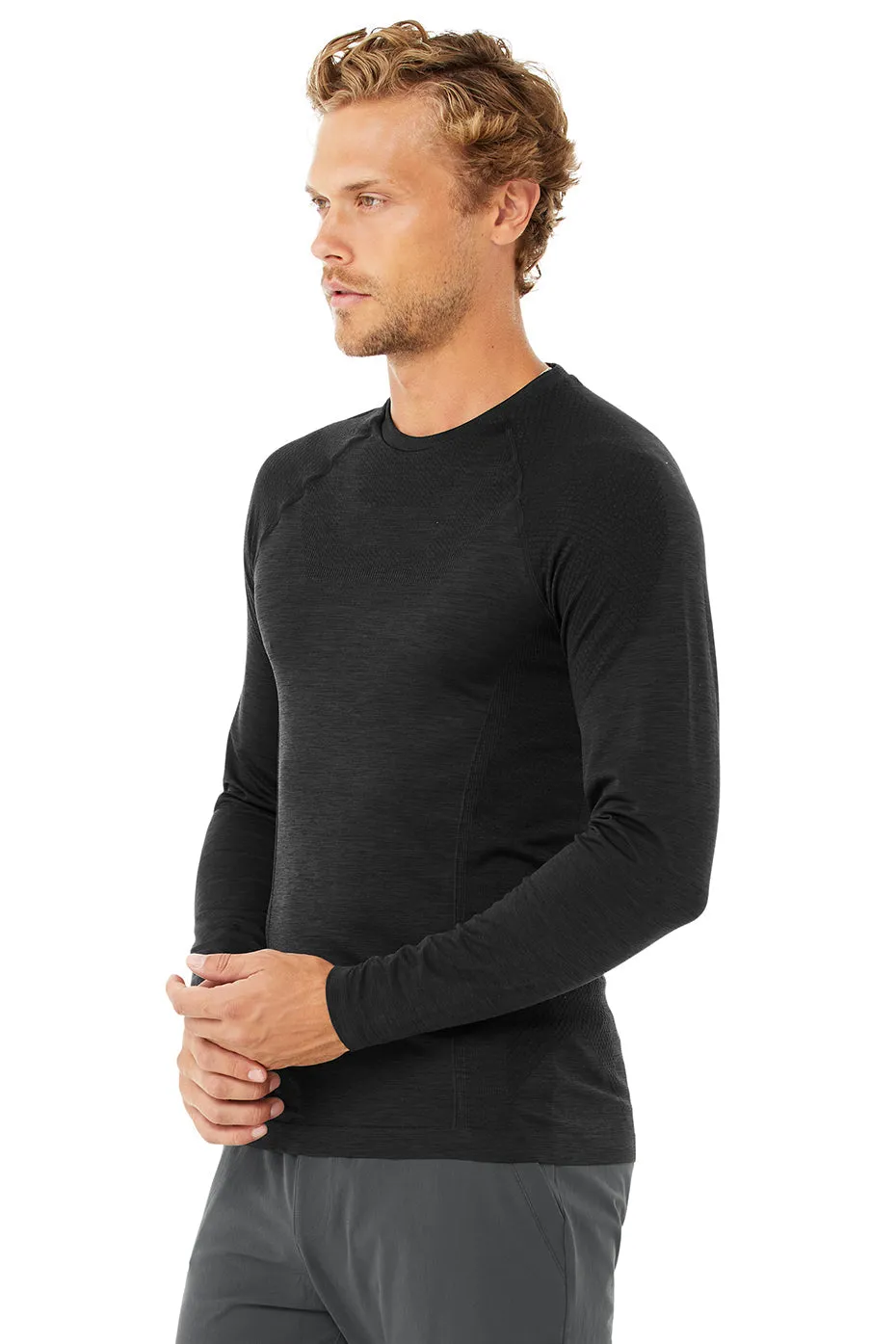 Amplify Seamless Long Sleeve - Black