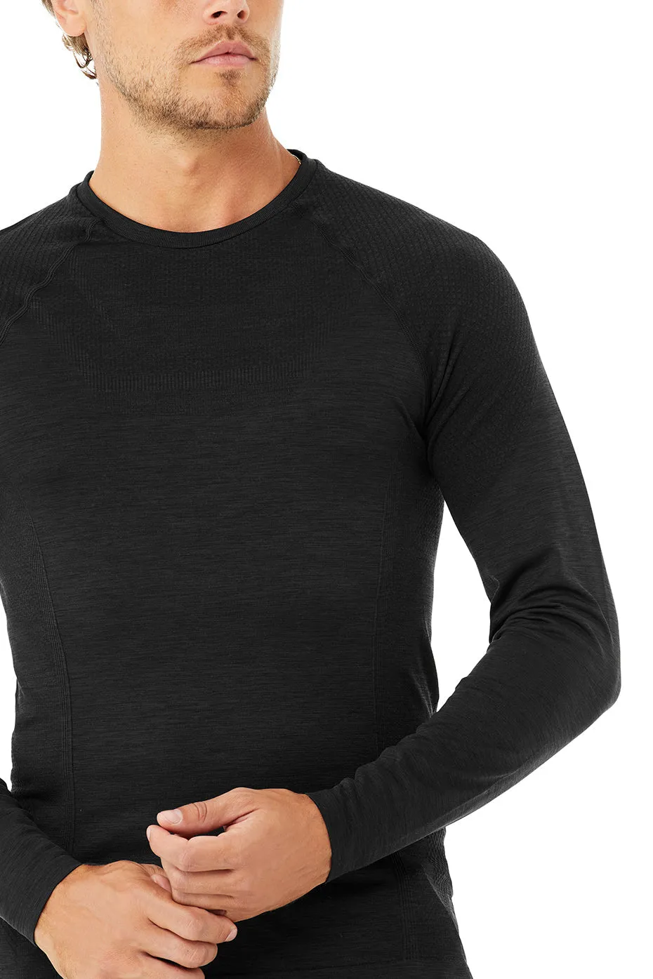 Amplify Seamless Long Sleeve - Black