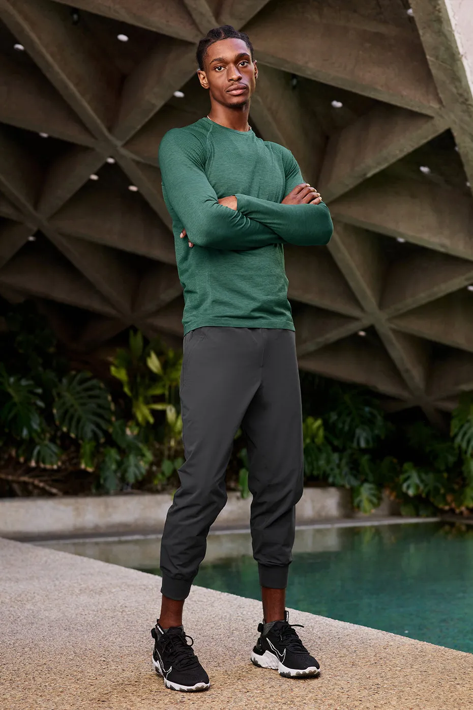 Amplify Seamless Long Sleeve - Dark Ivy