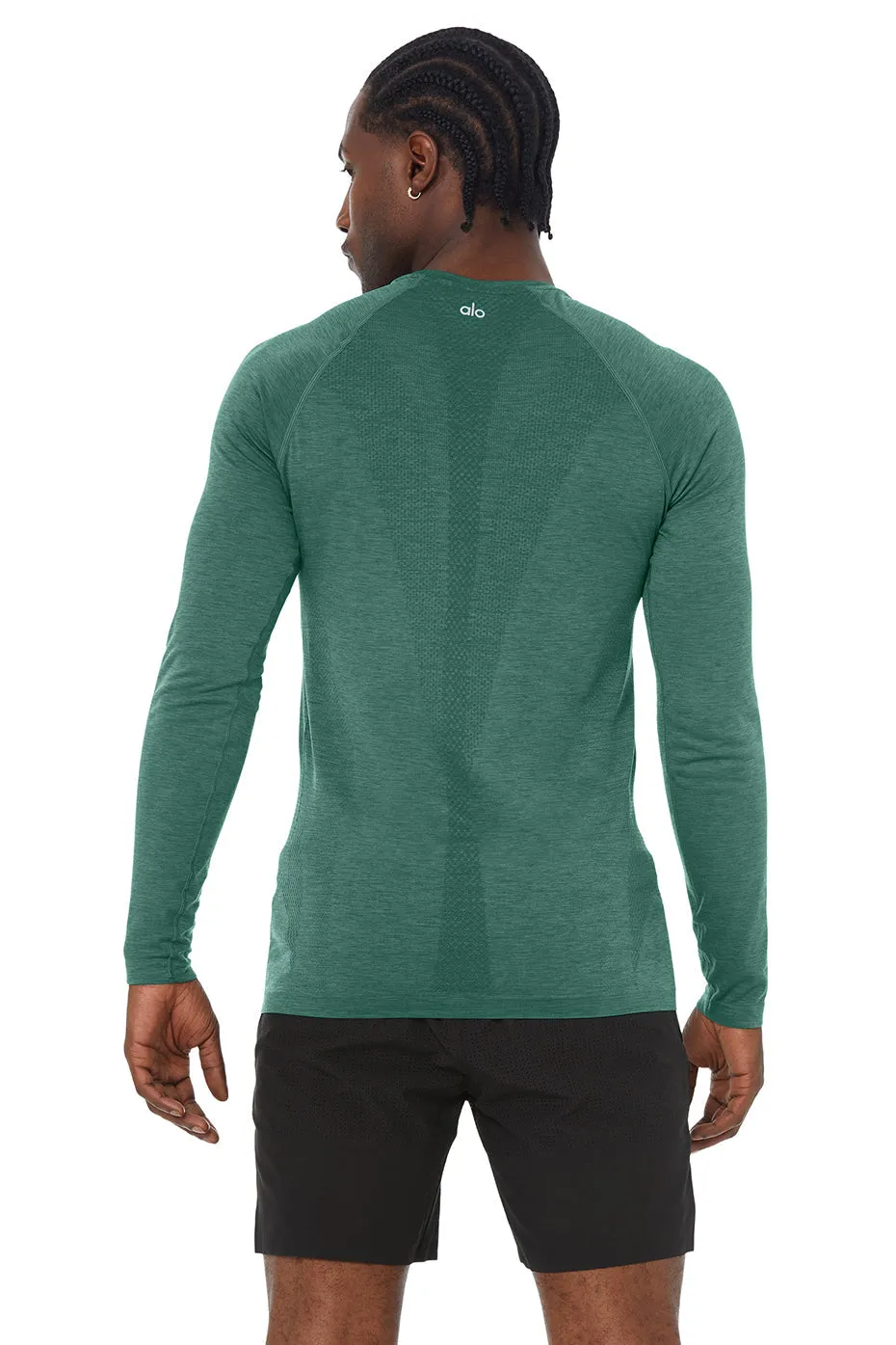 Amplify Seamless Long Sleeve - Dark Ivy