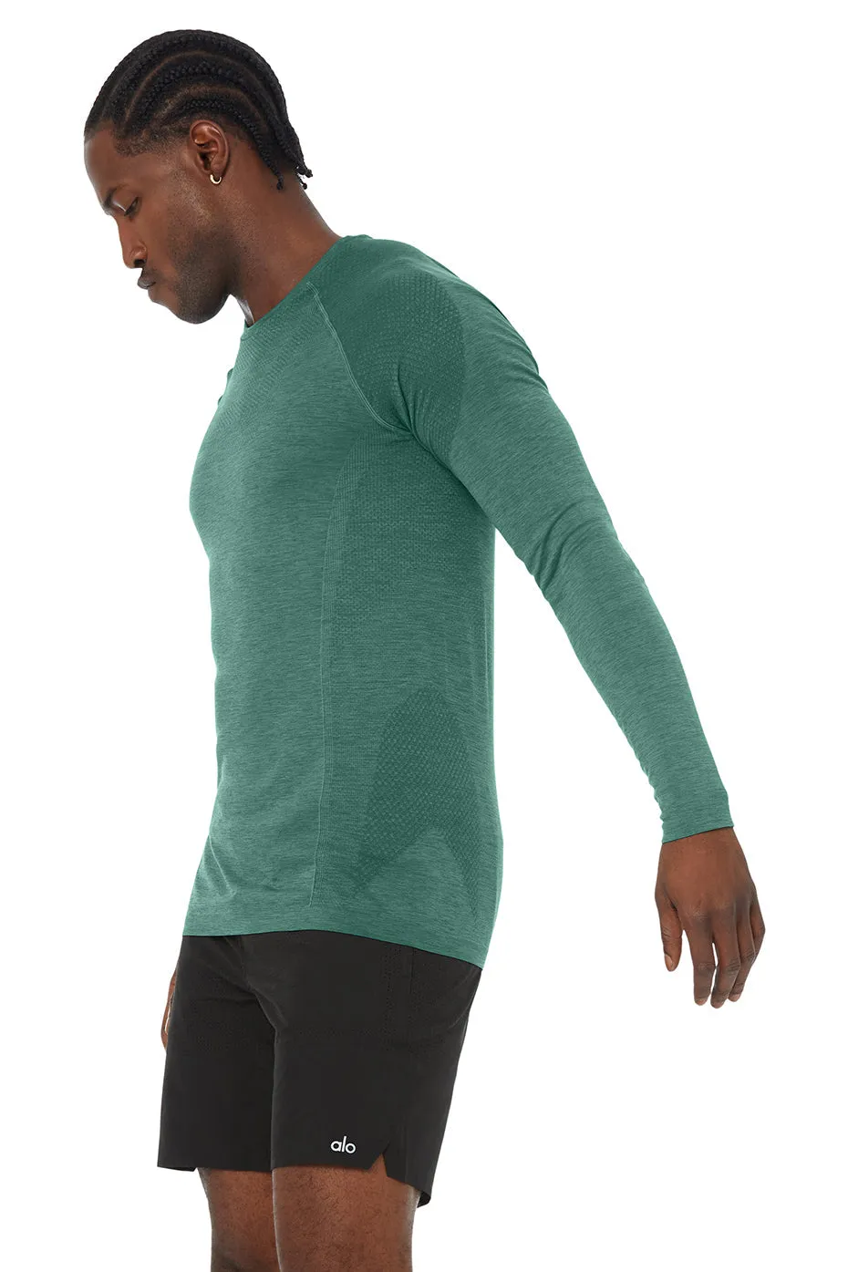 Amplify Seamless Long Sleeve - Dark Ivy