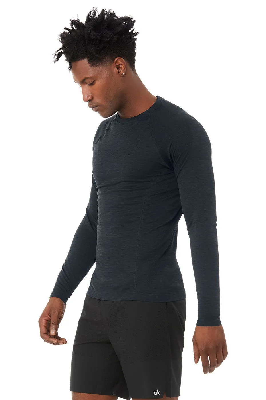 Amplify Seamless Long Sleeve - Dark Navy