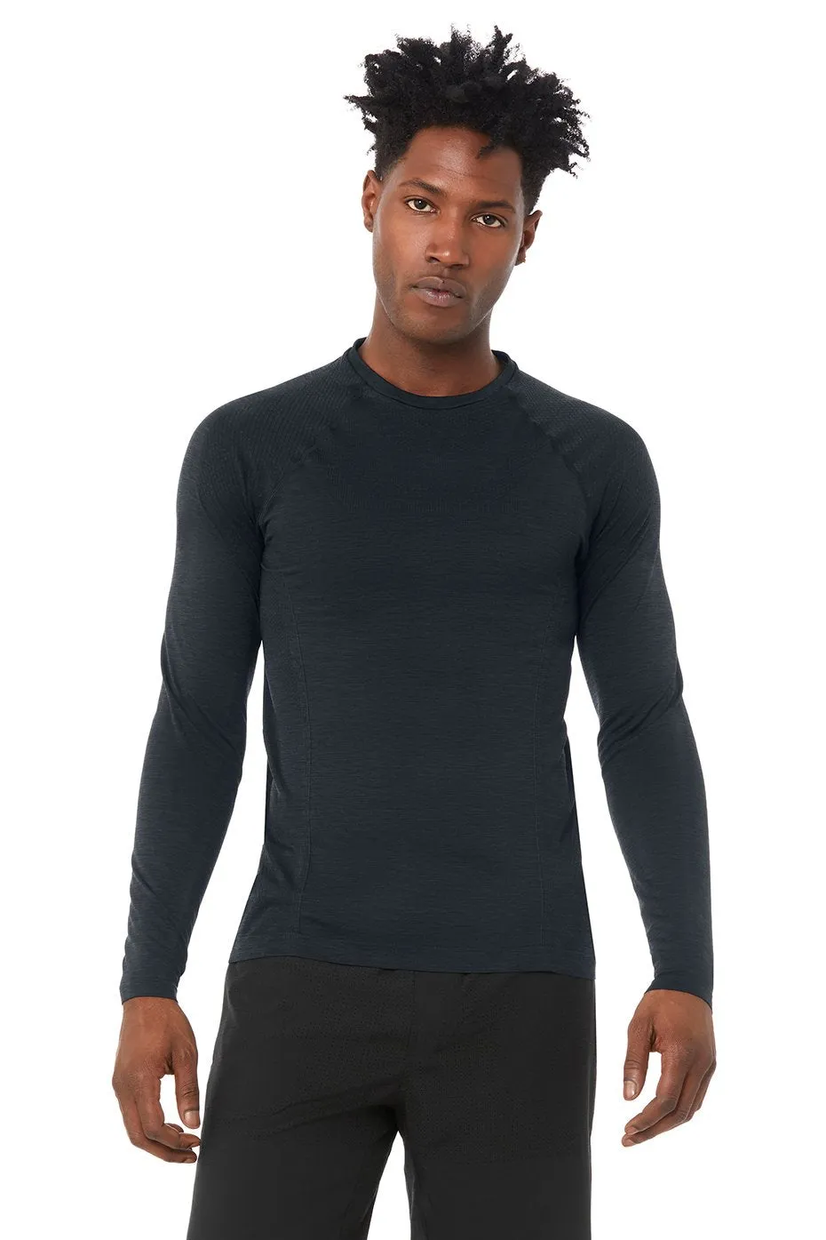 Amplify Seamless Long Sleeve - Dark Navy