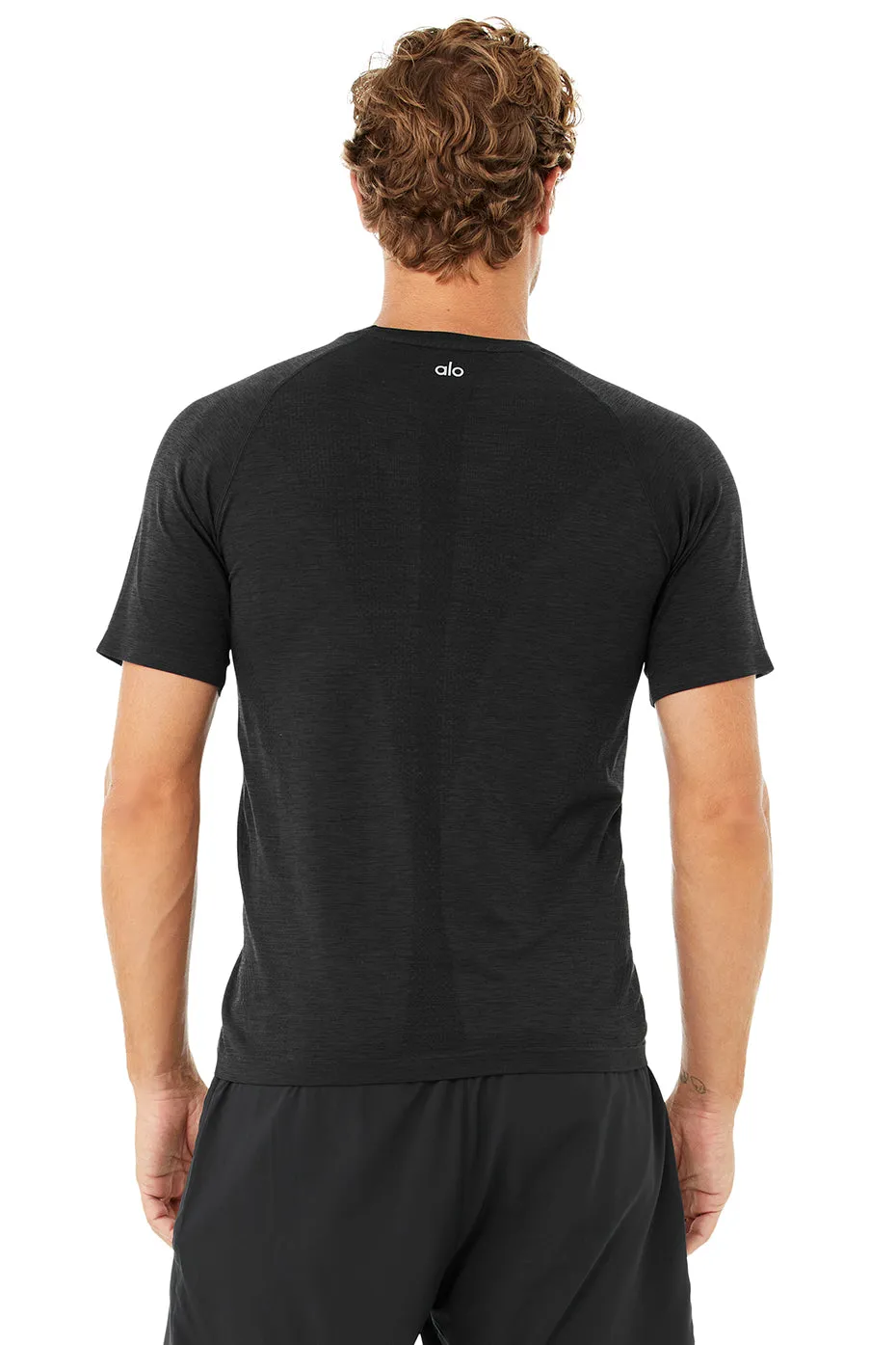 Amplify Seamless Short Sleeve Tee - Black