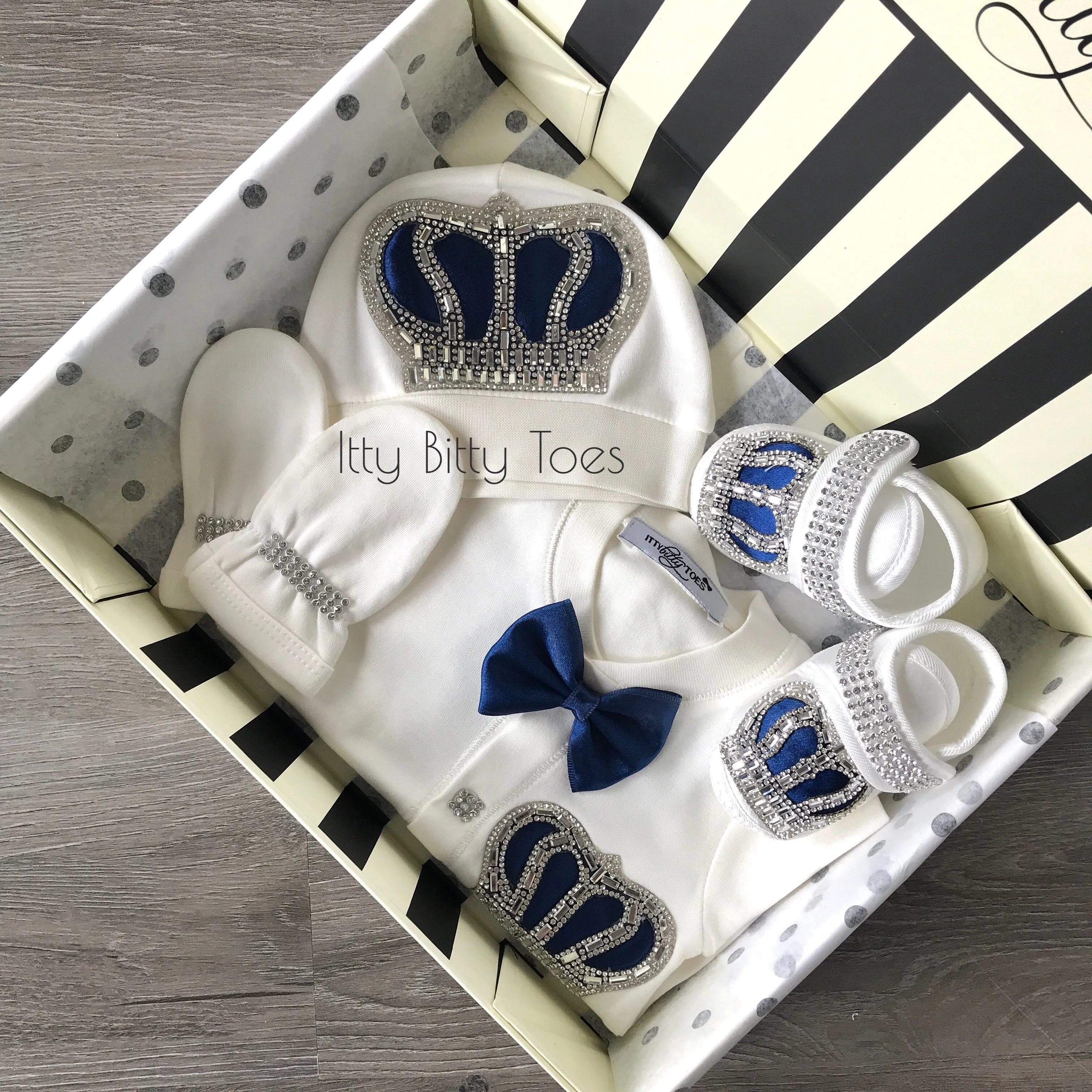 Angel Wings Jewels Set (Royal Blue)