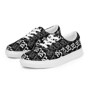 Aum-nipotent Women’s lace-up canvas shoes