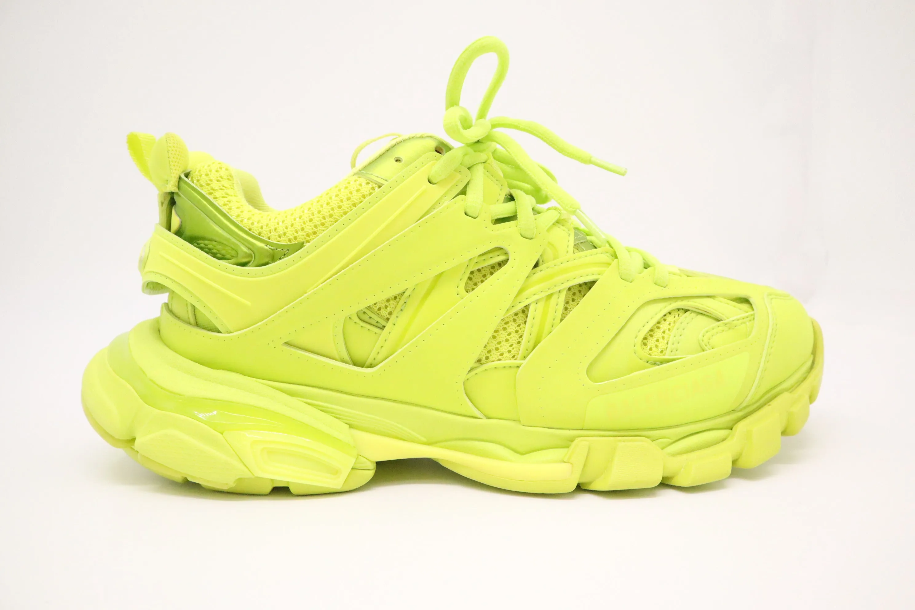 Balenciaga Track Sneakers in Fluo Yellow