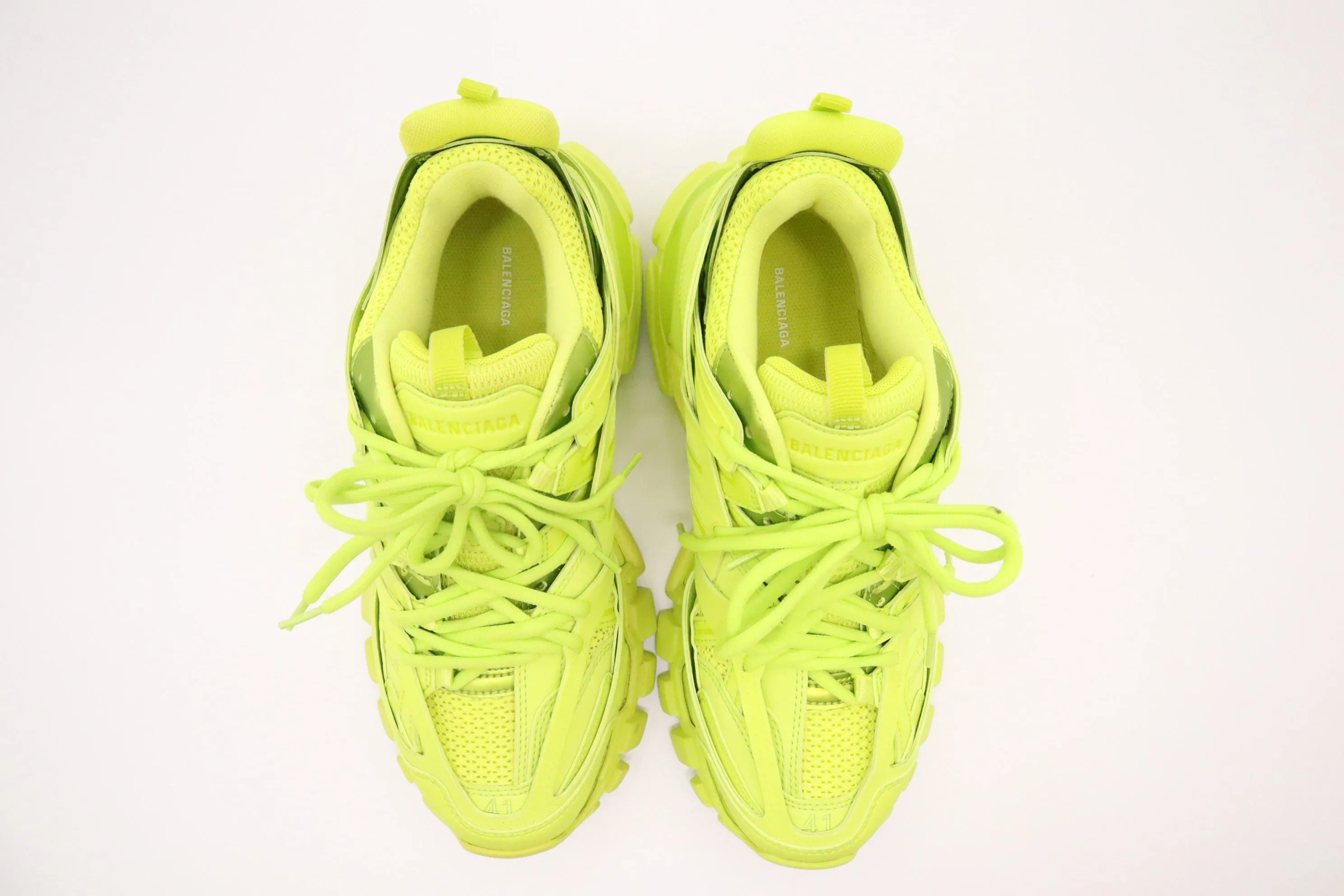 Balenciaga Track Sneakers in Fluo Yellow