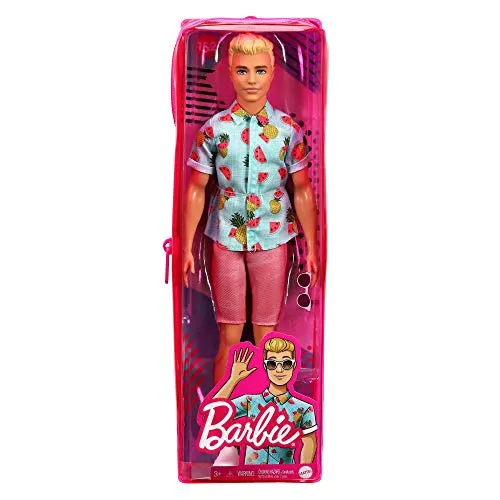 Barbie Ken Fashionistas Doll with Sculpted Blonde Hair