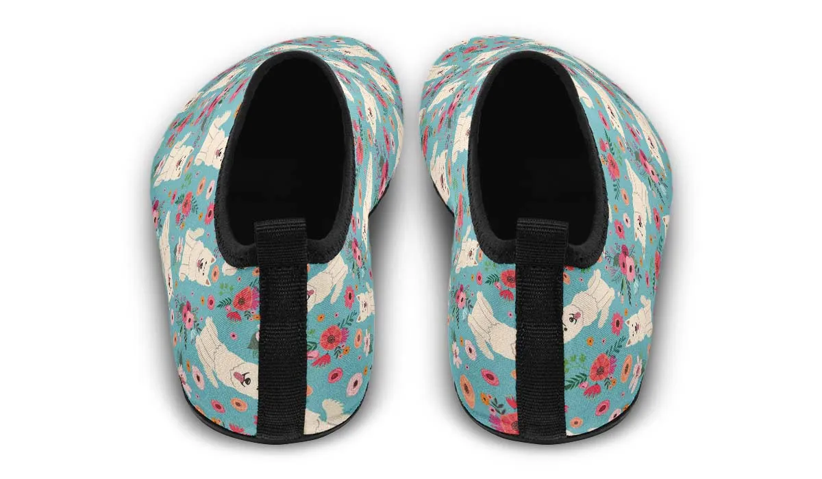 Berger Blanc Suisse Flower Aqua Barefoot Shoes