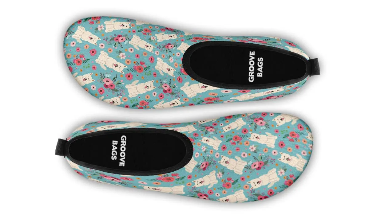 Berger Blanc Suisse Flower Aqua Barefoot Shoes