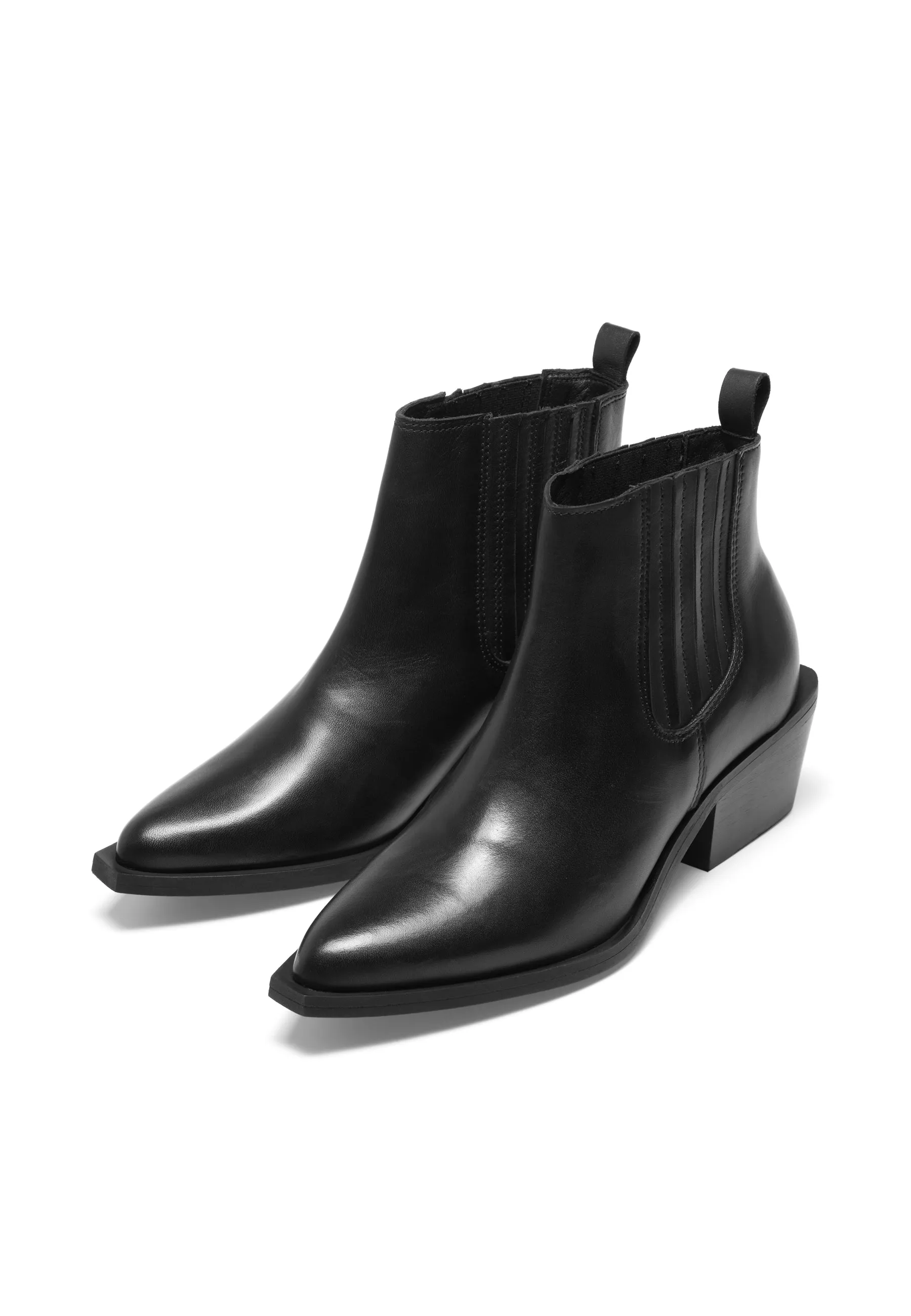 Biamona Black Low Western Boots