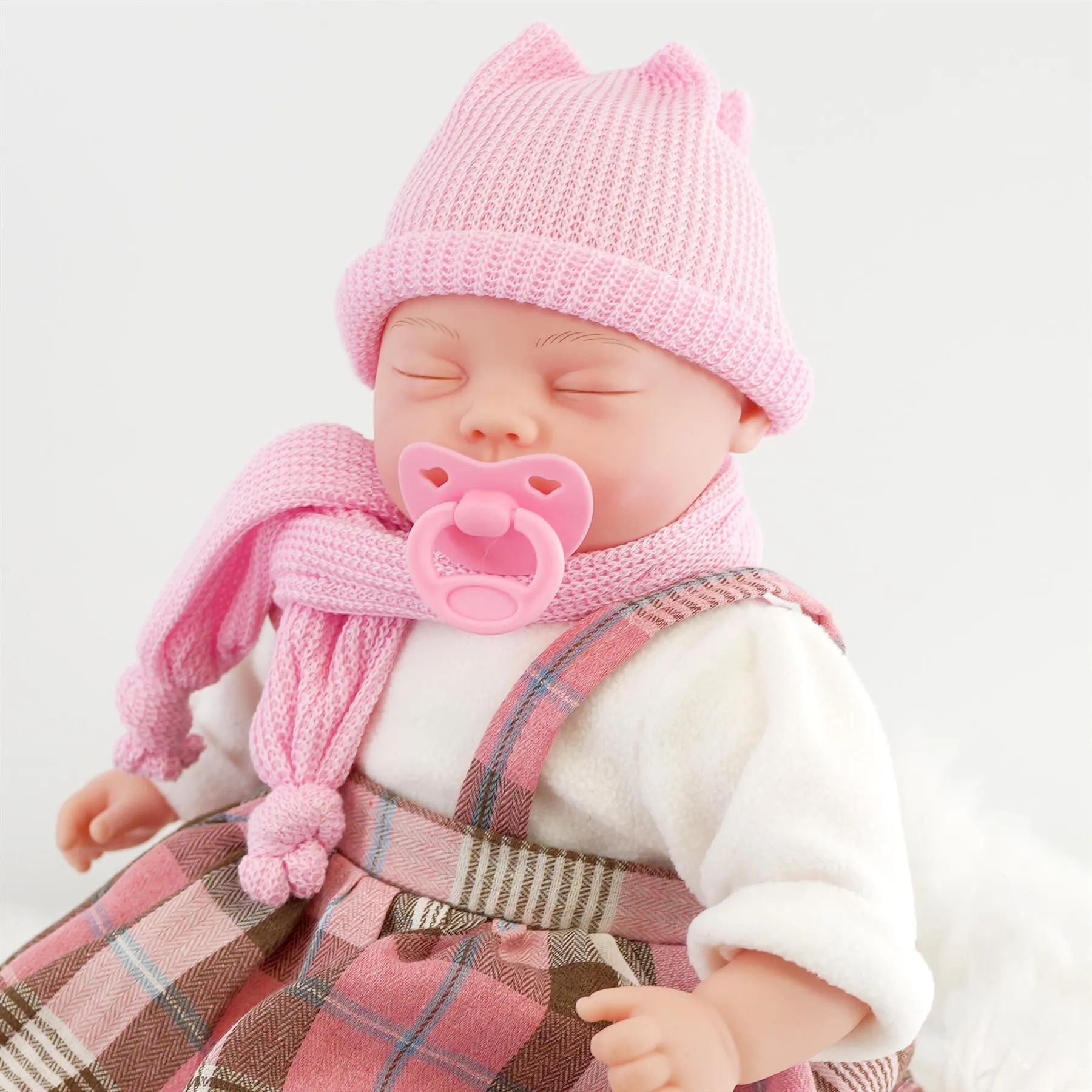 BiBi Baby Doll - Pink Tartan (45 cm / 18")