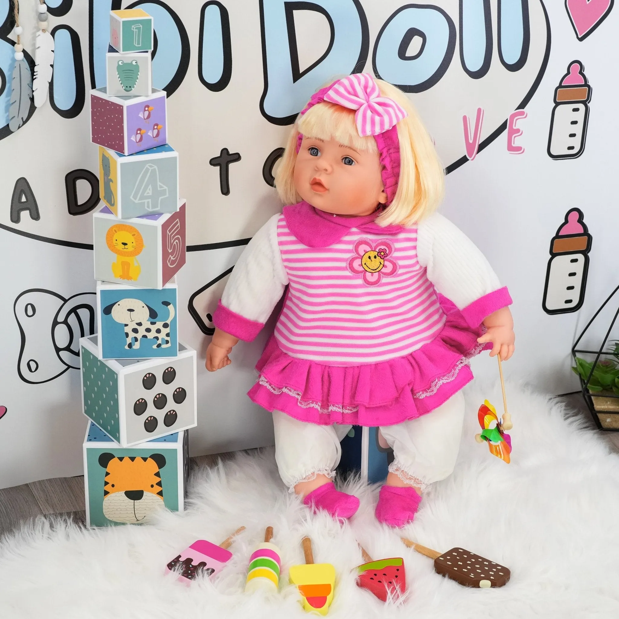 BiBI Chubby Baby Girl Doll (60 cm / 24")