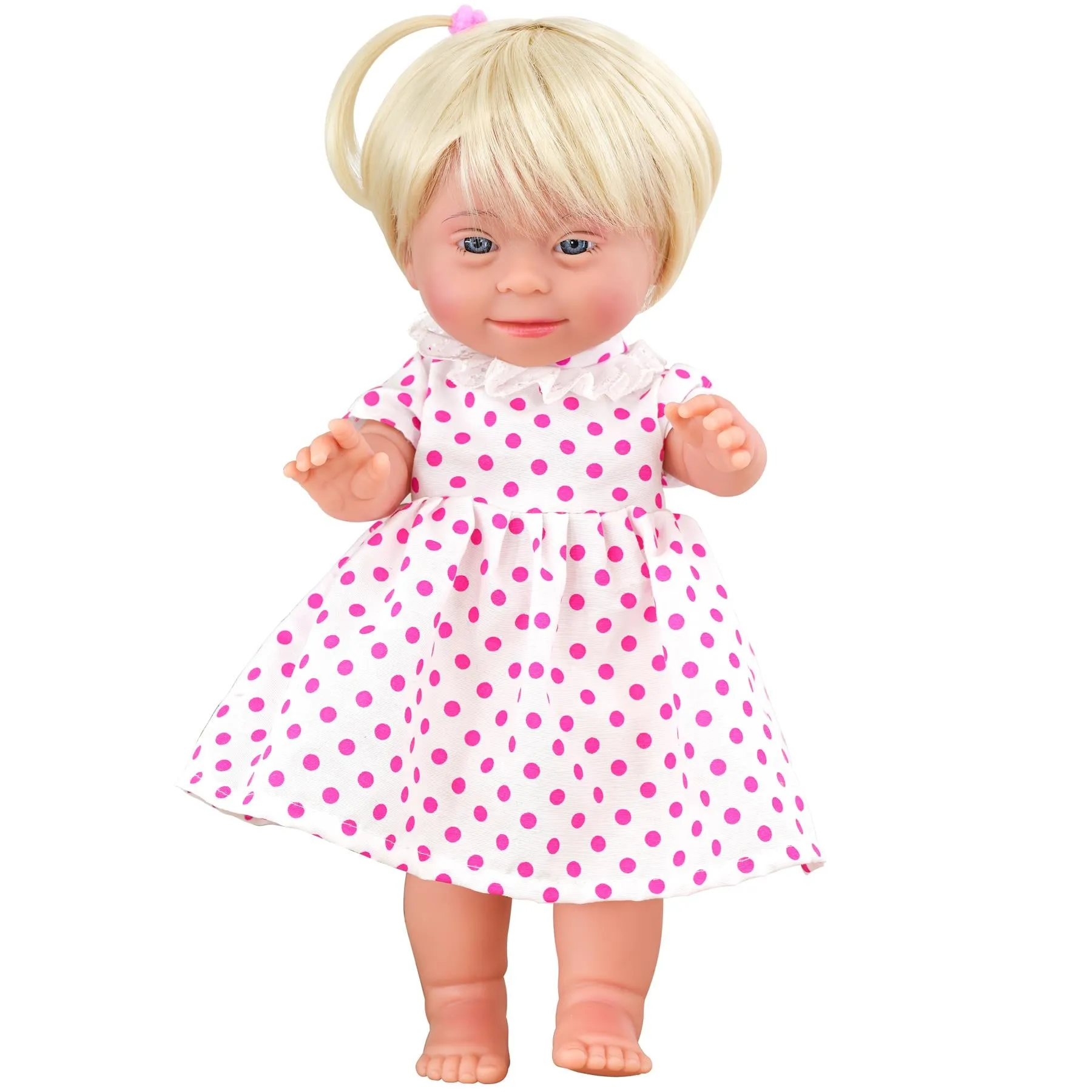 BiBi Doll Down Syndrome Girl - Blonde Hair (36 cm / 14")