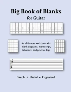 Big Book of Blanks for Guitar (spiral-bound)