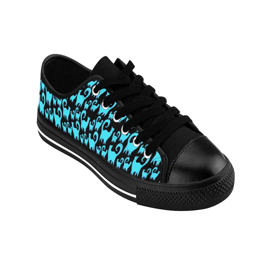 Blue Snobby Cats Women's Sneakers