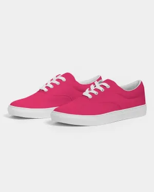 Bright Pink Men's Canvas Sneakers | Men's | Bright Pure Pink | C0M100Y50K0